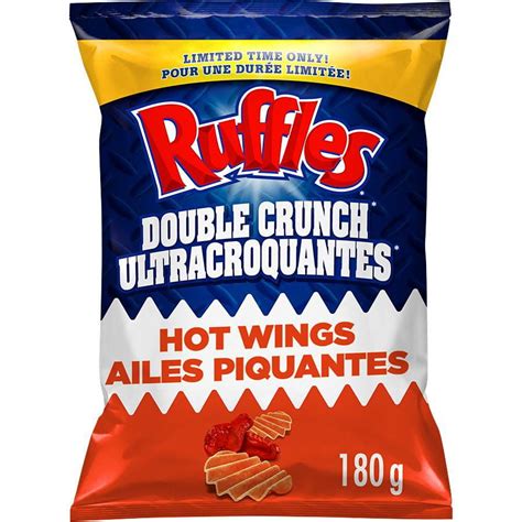 Ruffles Double Crunch Hot Wings Flavored Potato Chips Oz Bag Atelier