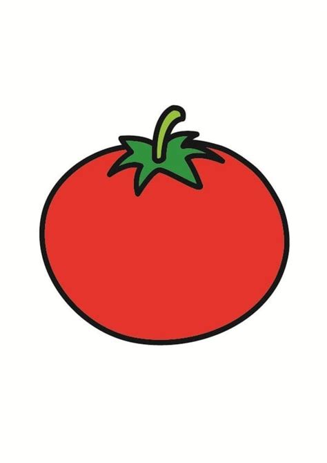 Dessin De Tomate Coloriage Tomate Dessin Tomate Sur Coloriage Info