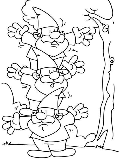 Gnome Coloring Pages To Download And Print For Free