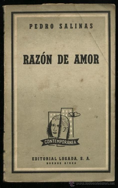 Pedro Salinas Razón De Amor 1936 Poesía Spanish Language Editorial