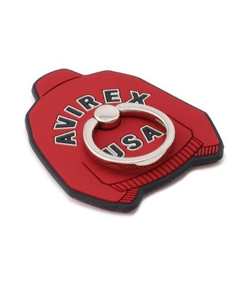 シリコンスマホリング ロゴ Smart Phone Ring Ma 1 Logo アヴィレックス Avirex（その他小物