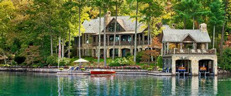 Luxury Homes For Sale — Luxury Short Term Rentals Lake House Plans Lake Houses Exterior