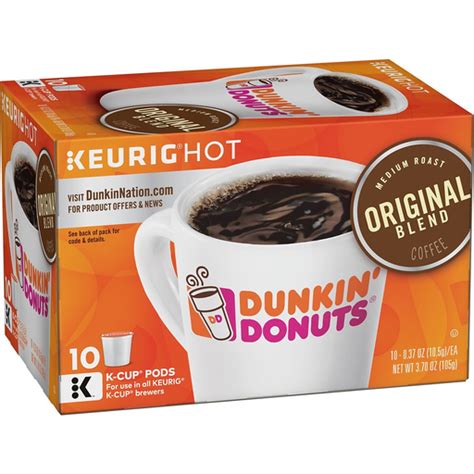 Dunkin Coffee Medium Roast Original Blend K Cup Pods Single Serve K Cups And Pods Market