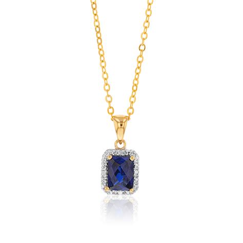 Sapphire Necklaces Buy Necklaces Online With Afterpay Shiels Jewellers