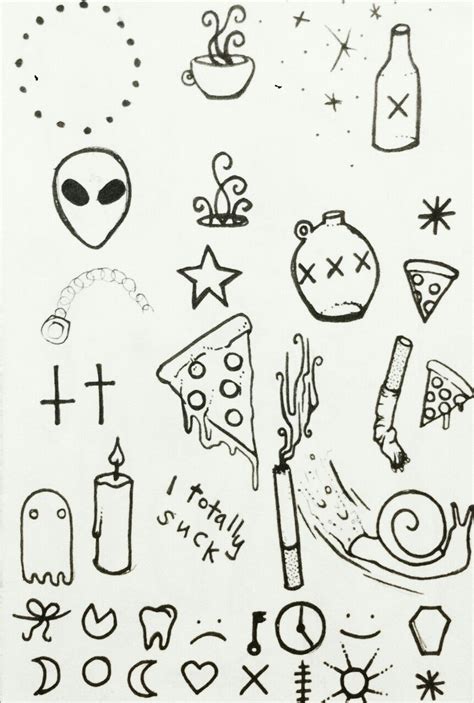 Hand Drawn Doodles Tumblr Kritzelei Tattoo Tattoo Ideen Klein Stick Poke Tattoo