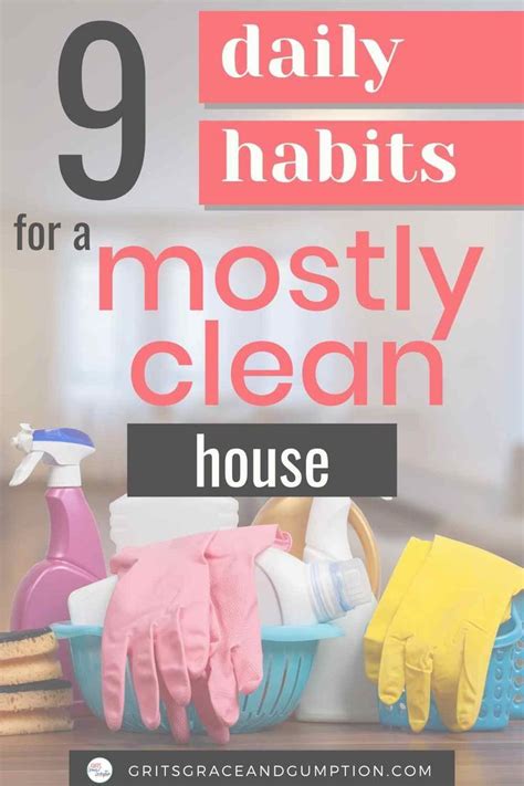 9 Daily Habits For Keeping The House Mostly Clean And Organized In 2020