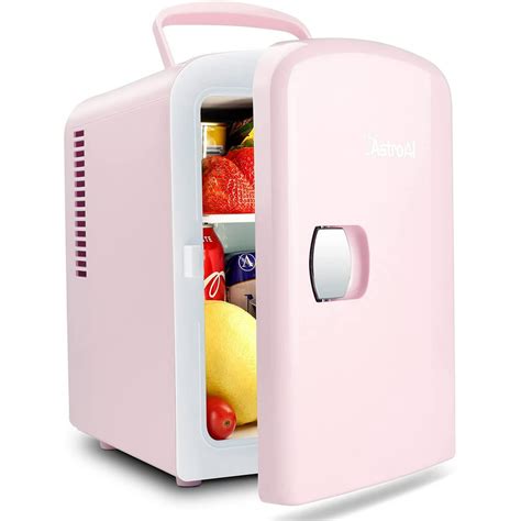 Astroai Mini Fridge With Freezer 4 Liter6 Can Coolerwarmer Portable