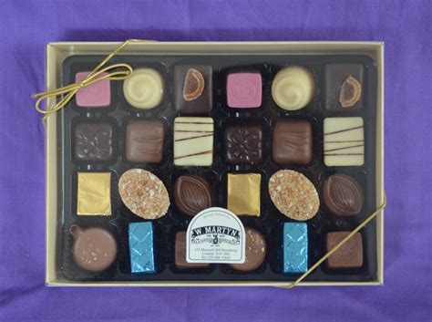 assorted box of 24 chocolates w martyn tea and coffee specialist and retailer of fine foods