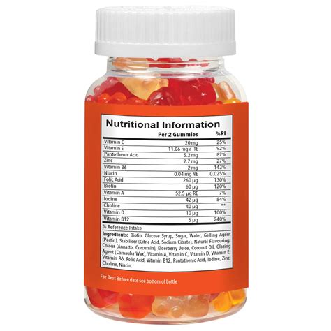 Boots' vitamin c and zinc. Childrens Gummies - Complete Kids MultiVitamin and Mineral ...