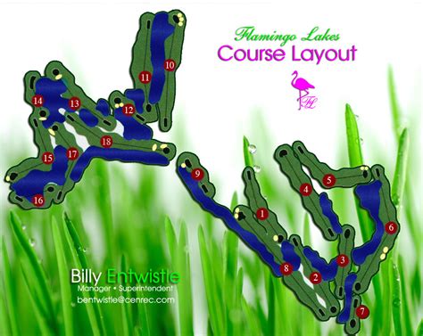 Flamingo Lakes Golf And Country Club ~ Course Layout