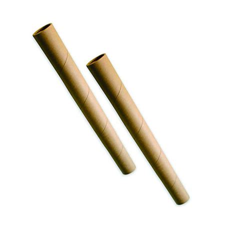 Brown Round Kraft Paper Tube For Packaging Thickness 004 Inch At