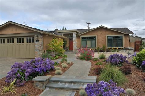 Landscape is the same important as the interior part of the house. Skyline Design Studio CA, Half Moon Bay, CA | Ranch house ...