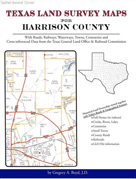 Texas Land Survey Maps For Harrison County Arphax Publishing Co