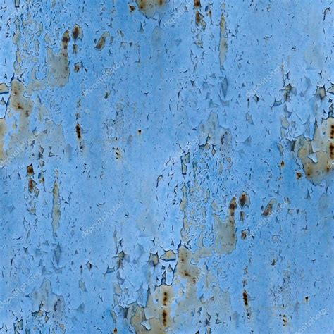Textura Inconsútil Fondo Metal Azul óxido Oxidado Pintura Vieja Gru