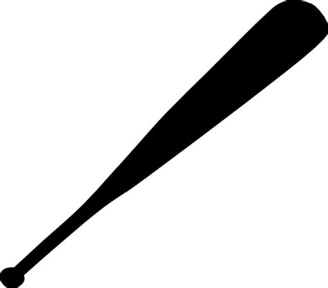 Black Baseball Bat Clip Art At Vector Clip Art Online
