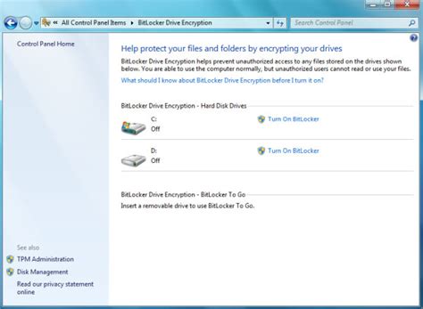Protect Your Drives With Bitlocker Drive Encryption In Windows 7