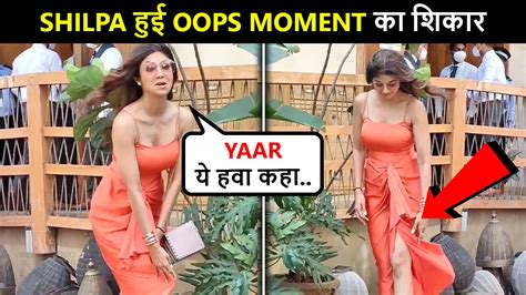 Shilpa Shetty S Oops Moment Caught On Camera Gets Uncomfortable With