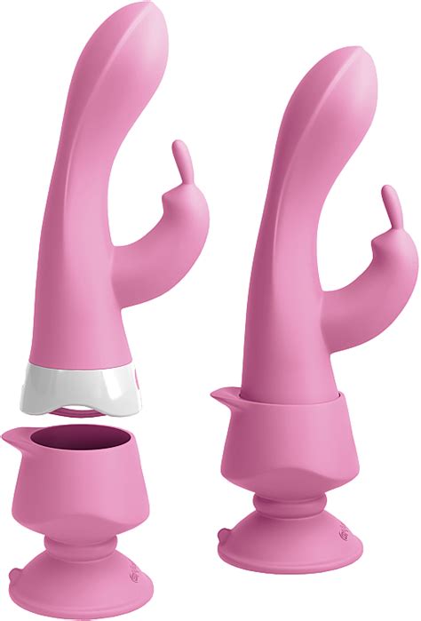Pipedream Threesome Wall Banger Rabbit Pink Hase Vibrator Mit