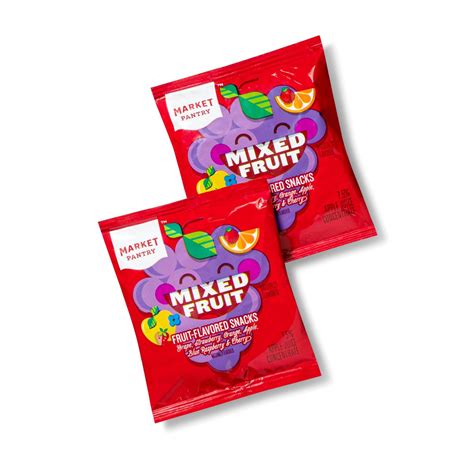 Mixed Fruit Flavored Fruit Snacks 22ct Market Pantry 22 Ct Shipt
