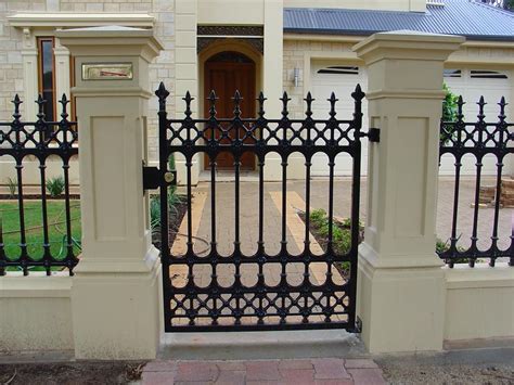 Sturt House Fence Design Fence Gate Design Front Gate Design Wrought