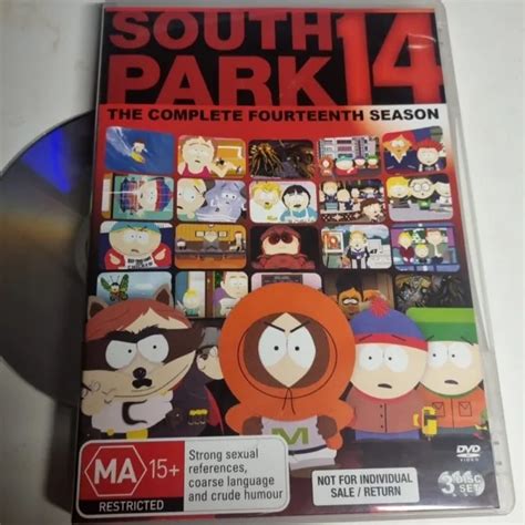 South Park The Complete Season Fourteen 14 Dvd Vgc Region 4 £799
