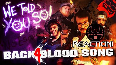 Reaction Stupendium Back 4 Blood Song We Told You So Youtube