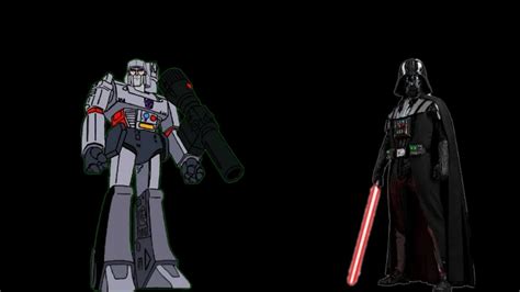 Dc2 Megatron Vs Darth Vader Transformers Vs Star Wars Youtube