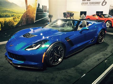 2015 Corvette Z06 In Blue At The La Auto Show Classic Car Collector News