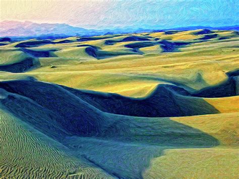 Sunrise At Oceano Sand Dunes Painting By Dominic Piperata Fine Art