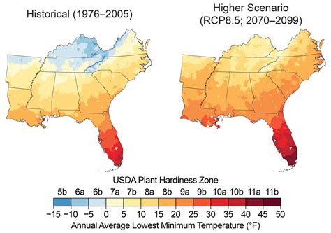 Projected Changes In Plant Hardiness Zones North Carolina Institute