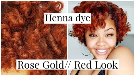 How To Dye Hair Rose Gold Red Using Henna Powder Henna Powder Dye