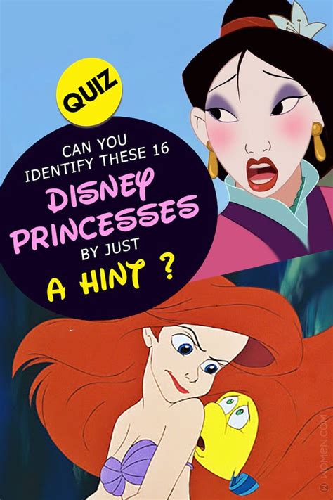 Quiz Can You Identify These 16 Disney Princesses By Just A Hint Disney Princess Quiz Disney