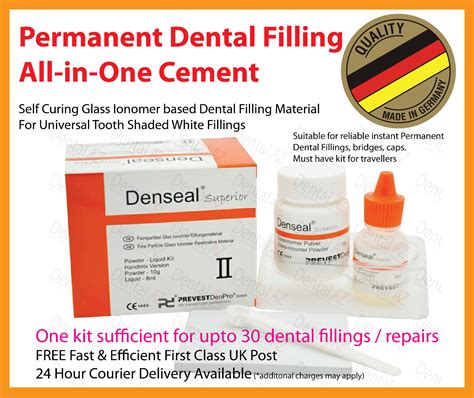 Permanent Tooth Filling Kit Dental Cement Glass Ionomer Ebay