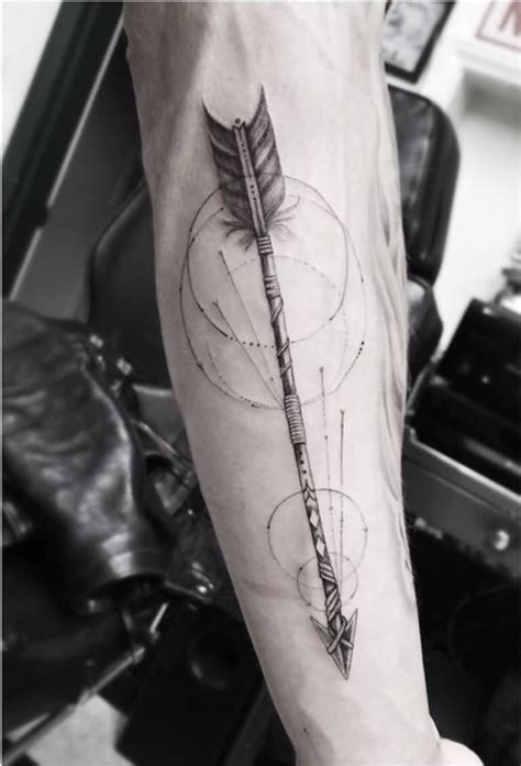 Magnificent Arrow Tattoo On Arm Arrow Tattoos Mens Arrow Tattoo Tattoos