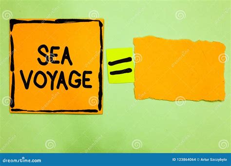 Conceptual Hand Writing Showing Sea Voyage Business Photo Text Riding
