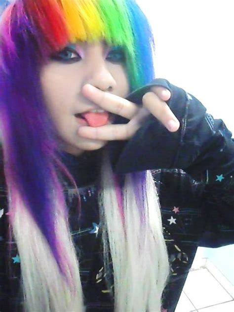 Rainbow Hair My Rainbow Hair Imuri Miyuki By ~msimuri On Deviantart