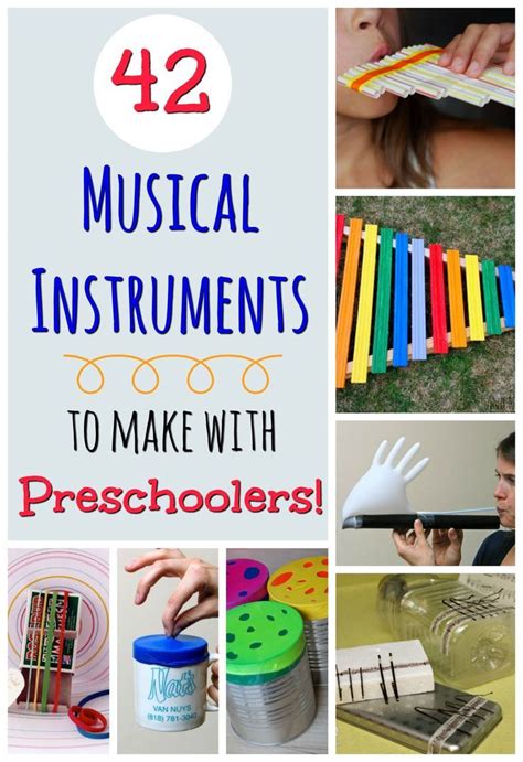 42 Splendidly Creative Homemade Musical Instruments How Wee Learn