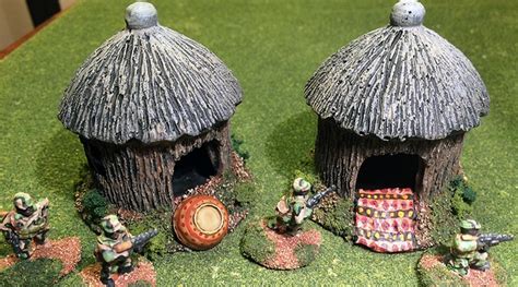 Lead Legionaries African Huts In About 20mm For A Couple Bucks Each