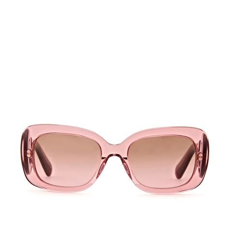 Prada Minimal Baroque Sunglasses In Rose Pink Lyst