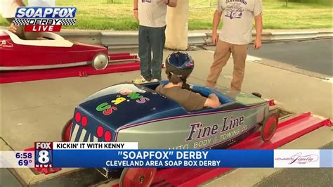 Fox 8 News Cleveland Fox 8 Anchors Face Off In First Soapfox Derby Youtube