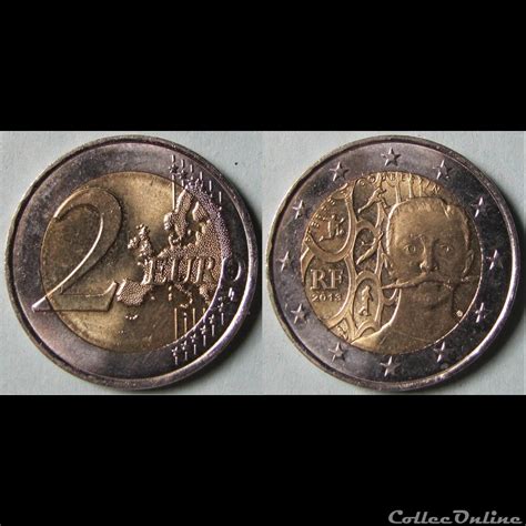 2 Euros Pierre De Coubertin 2013 Monnaies Euros France Métal