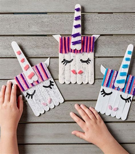 40 Creative Popsicle Stick Crafts For Kids Bored Art D26