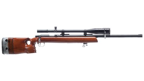 Anschutz Model 54 Bolt Action Target Rifle With Scope Rock Island Auction