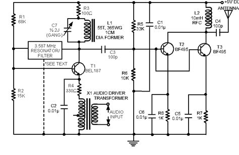 Am Transmitter Receiver Circuit Diagram