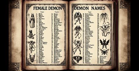 100 Female Demon Names That Will Strike Fear In Your Enemies