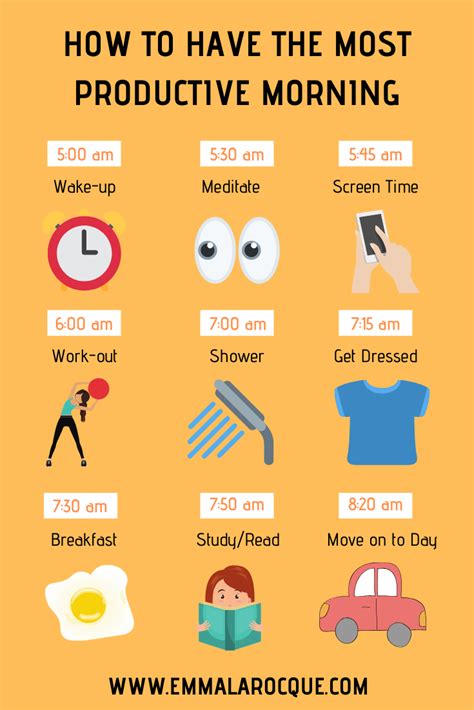 Productive Morning Routine College Morning Routine Healthy Morning Routine School Morning