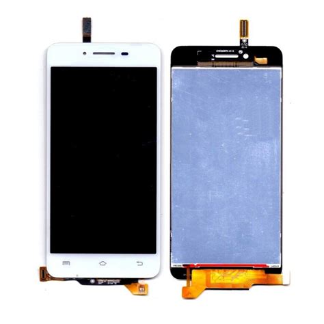 Buy Now Lcd With Touch Screen For Vivo V1 Silver Display Glass Combo