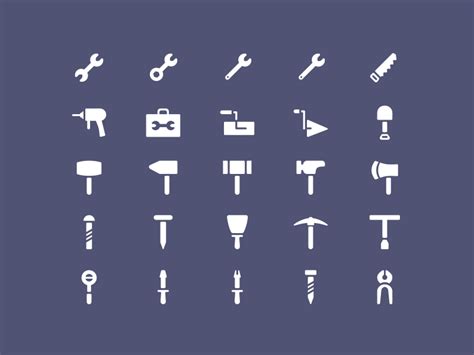 25 Tools Icon Set Sketch Freebie Download Free Resource For Sketch