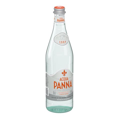 Acqua Panna Natural Spring Water 25 3 Fl Oz Glass Bottle Walmart