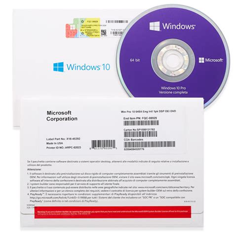 Licensed Windows 10 Pro 64 Bit Dvd Oemeng Intl 1pk Dsp Oei Dvd Lazada Ph